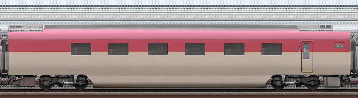 JR西日本285系「サンライズエクスプレス」サロハネ285-1の側面写真
