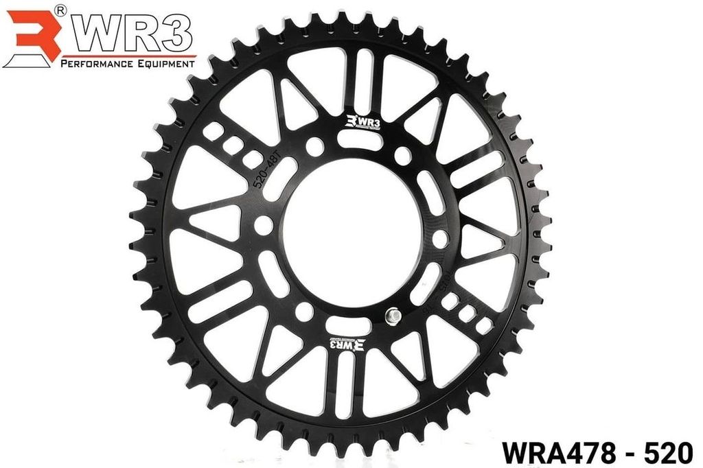 Webike | WR3 ダブルアールスリー リアスプロケット ER-6f(WR3-Rear