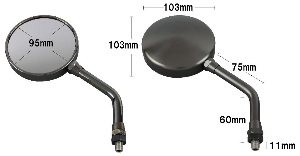 Webike | POSH Faith ポッシュ フェイス マシンドZ2タイプミラー