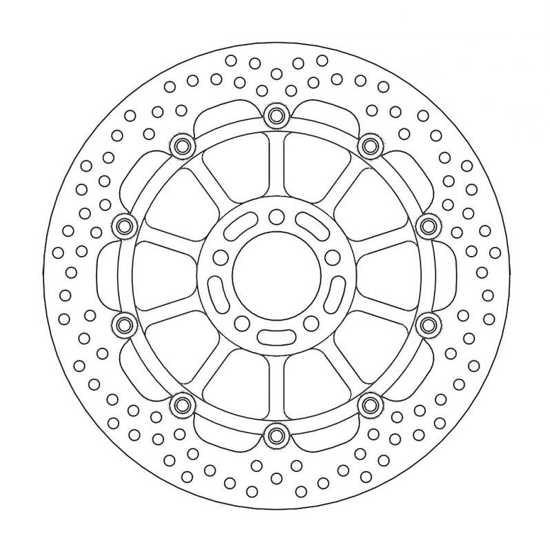 Webike | MOTOMASTER モトマスター ヘイローディスク フロント用/ 左右