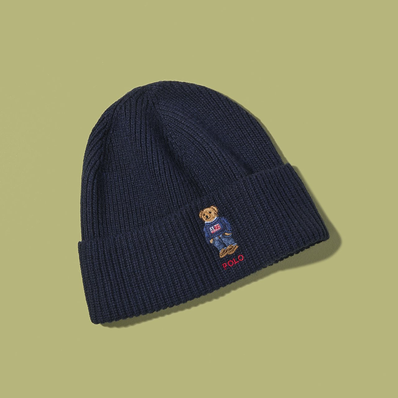 ポロ ラルフ ローレン】ブラックウォッチのマフラー、ポロベアのニット