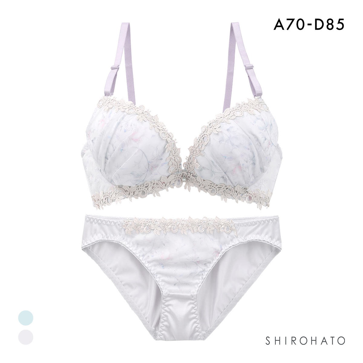 ピュアシェリ ミスティックボタニカル ブラセット ABCD ブラジャー