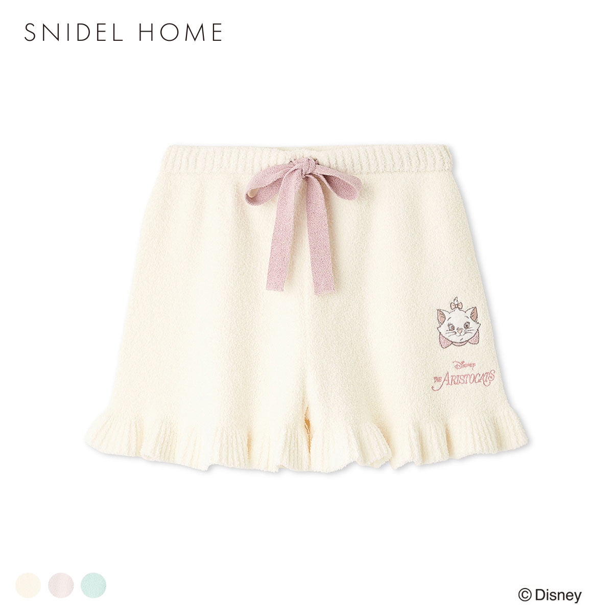 スナイデルホーム The Aristocats ニットショートパンツ 総柄ショート