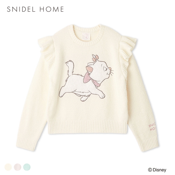 スナイデルホーム The Aristocats ニットショートパンツ 総柄ショート