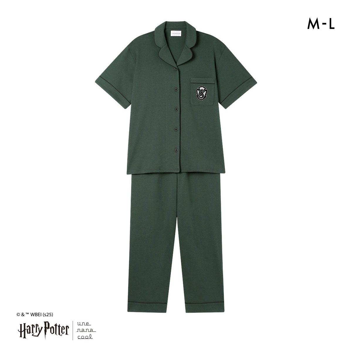 ハリー・ポッター × ウンナナクール Harry Potter 綿100％ 開襟半袖