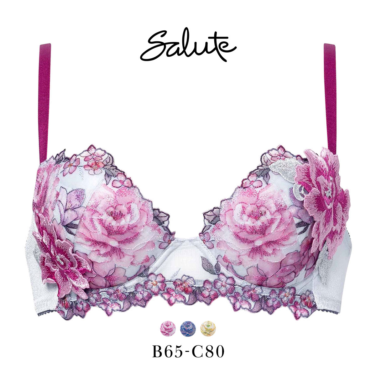 ワコール サルート 21グループ 21G P-UP ブラジャー プッシュアップ BC