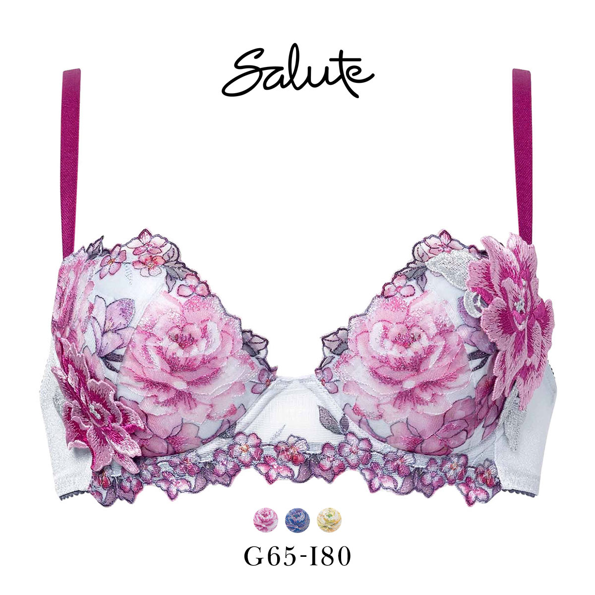 ワコール サルート 21グループ 21G P-UP ブラジャー プッシュアップ