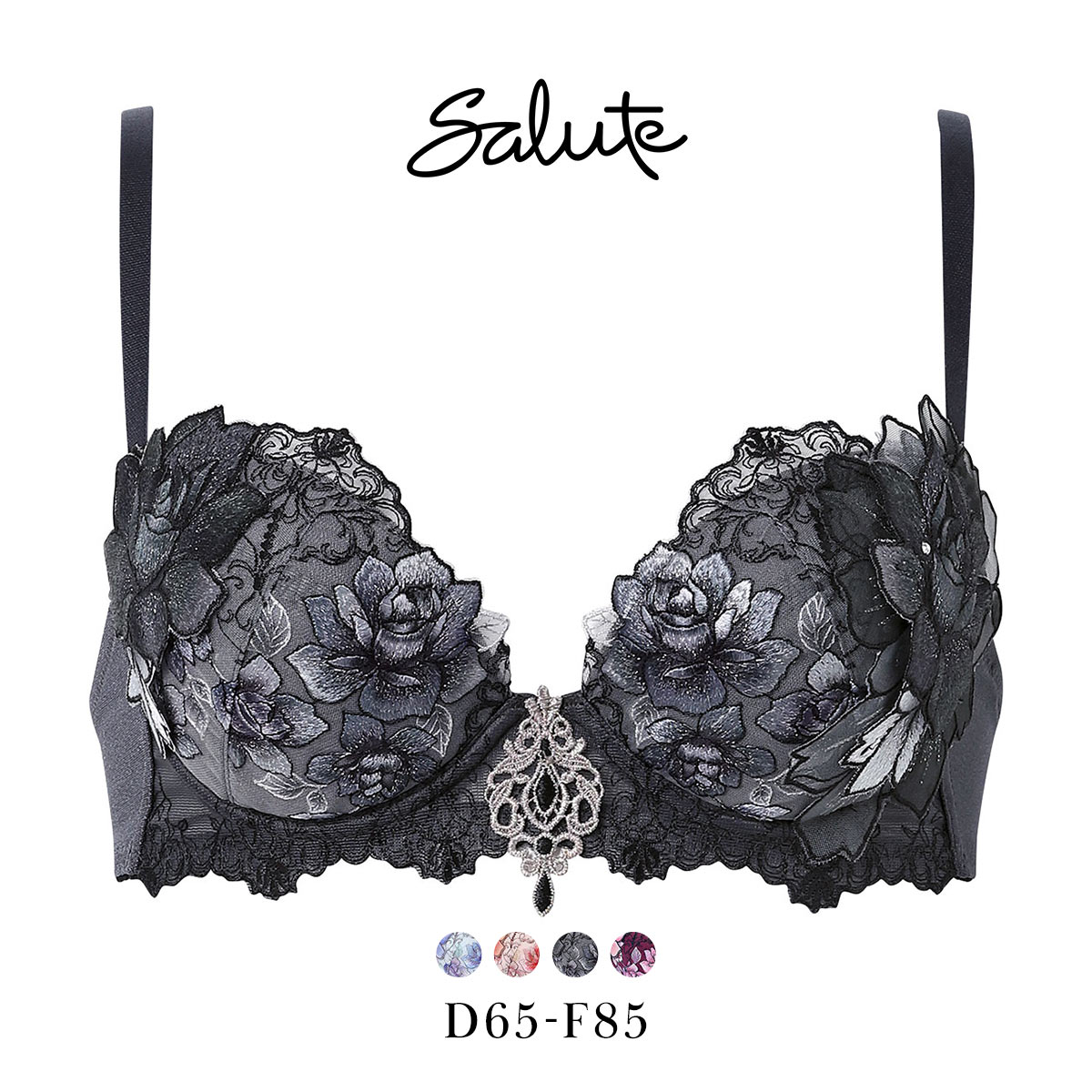 ワコール サルート 23グループ 23G P-UP ブラジャー DEF プッシュ