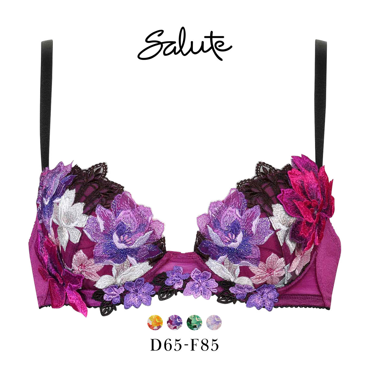 ワコール Wacoal サルート Salute 30G P-UP ブラジャー DEF プッシュ