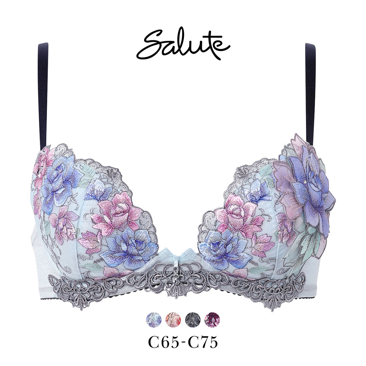 ワコール サルート 23グループ 23G フロントエックスプラス ブラジャー