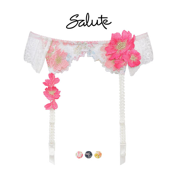 ワコール Wacoal サルート Salute 24SS先行 01G GTJ601 ガーターベルト