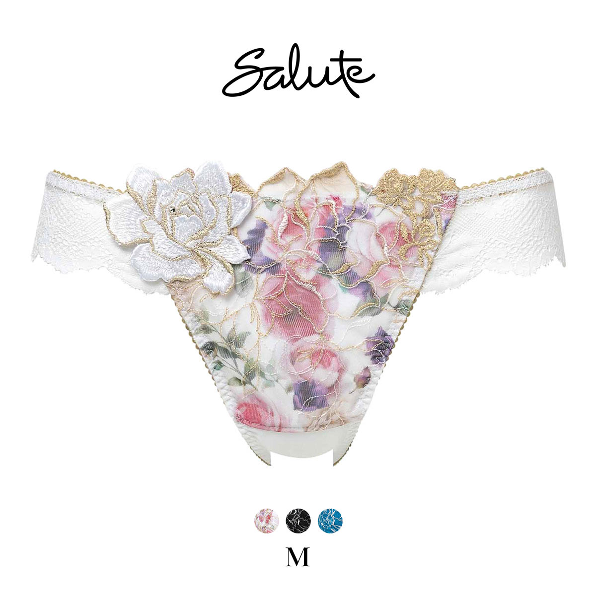 ワコール サルート 17グループ 17G Tバックショーツ M ブラジリアン