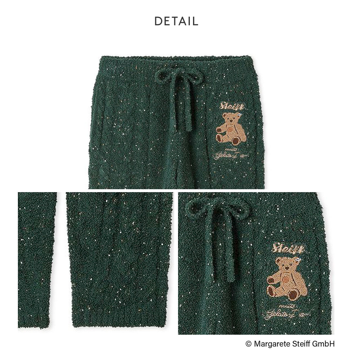 ジェラートピケ オム メンズ シュタイフ パウダーネップアランロング