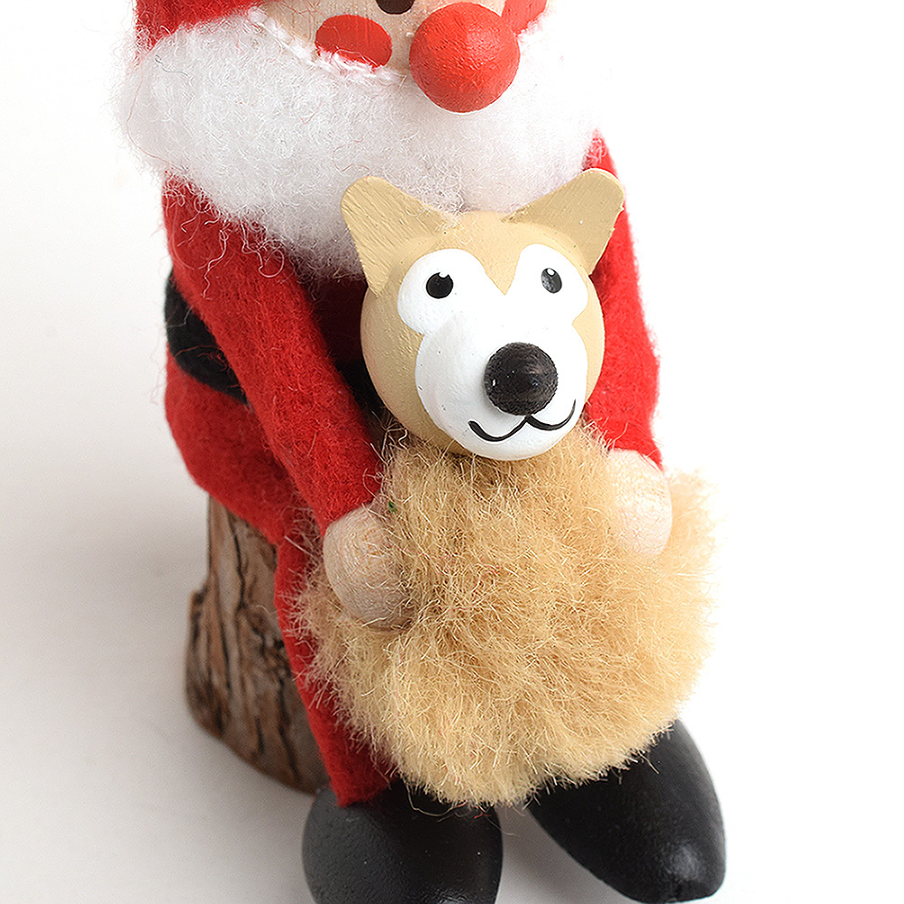 ノルディカニッセ イヌを抱えるサンタ (ノルディカニッセ イヌヲカ