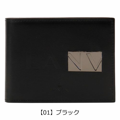 ランバンオンブルー 財布 二つ折り 本革 メンズ 513622 アクア LANVIN