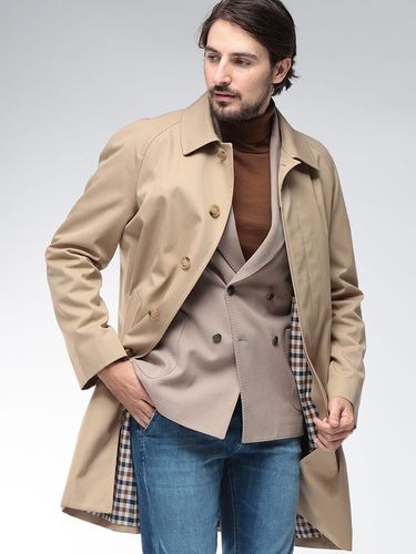 Aquascutum (アクアスキュータム) 総裏チェック ウエストベルト ダブル