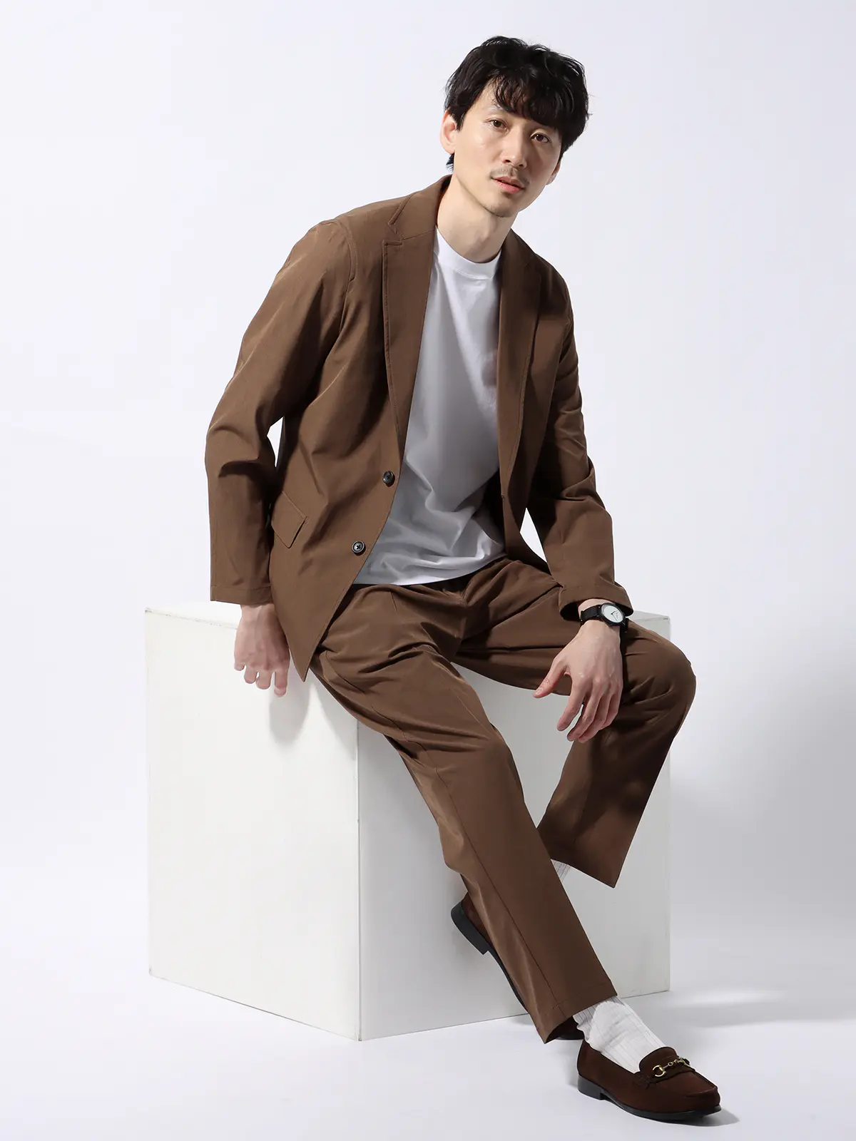 WEB限定／PERFORMANCE SUIT／ジャケット＆パンツ＆Tシャツセットアップ