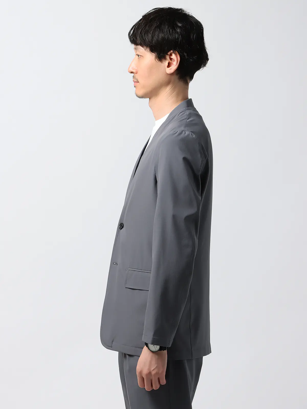 WEB限定／PERFORMANCE SUIT／ノーカラージャケット＆パンツ＆Tシャツ