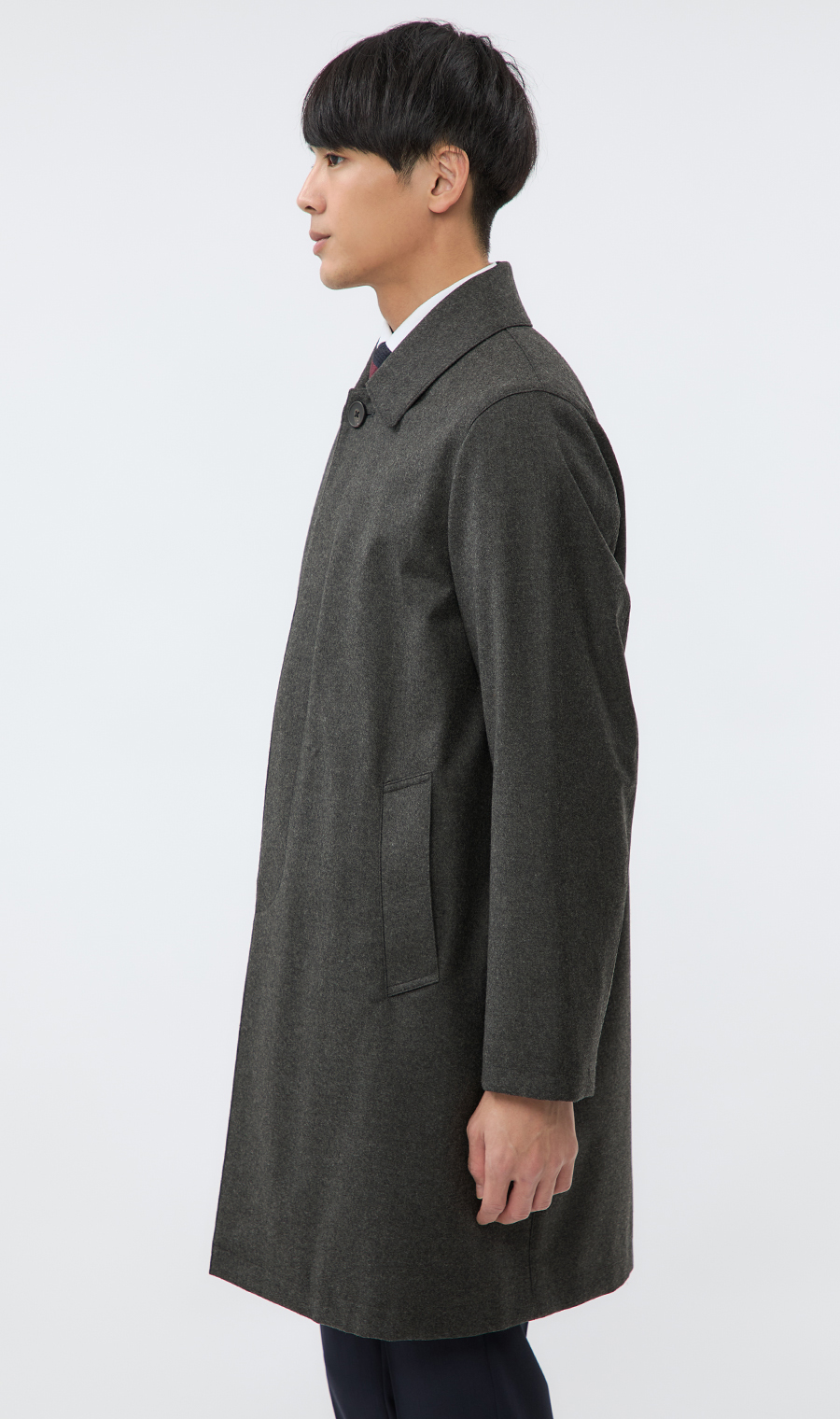 ステンカラーコート【Loro Piana】 (241400-41) | HILTON | 紳士服