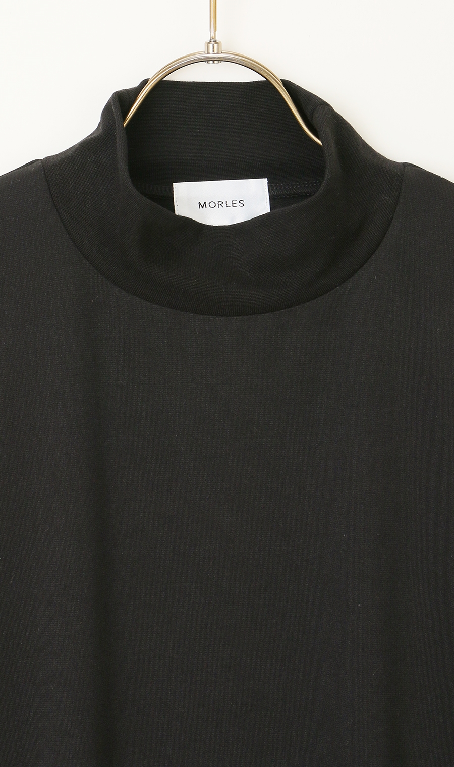 ポンチモックネック長袖Tシャツ《MORLES》 (MOCS4101-01) | MORLES