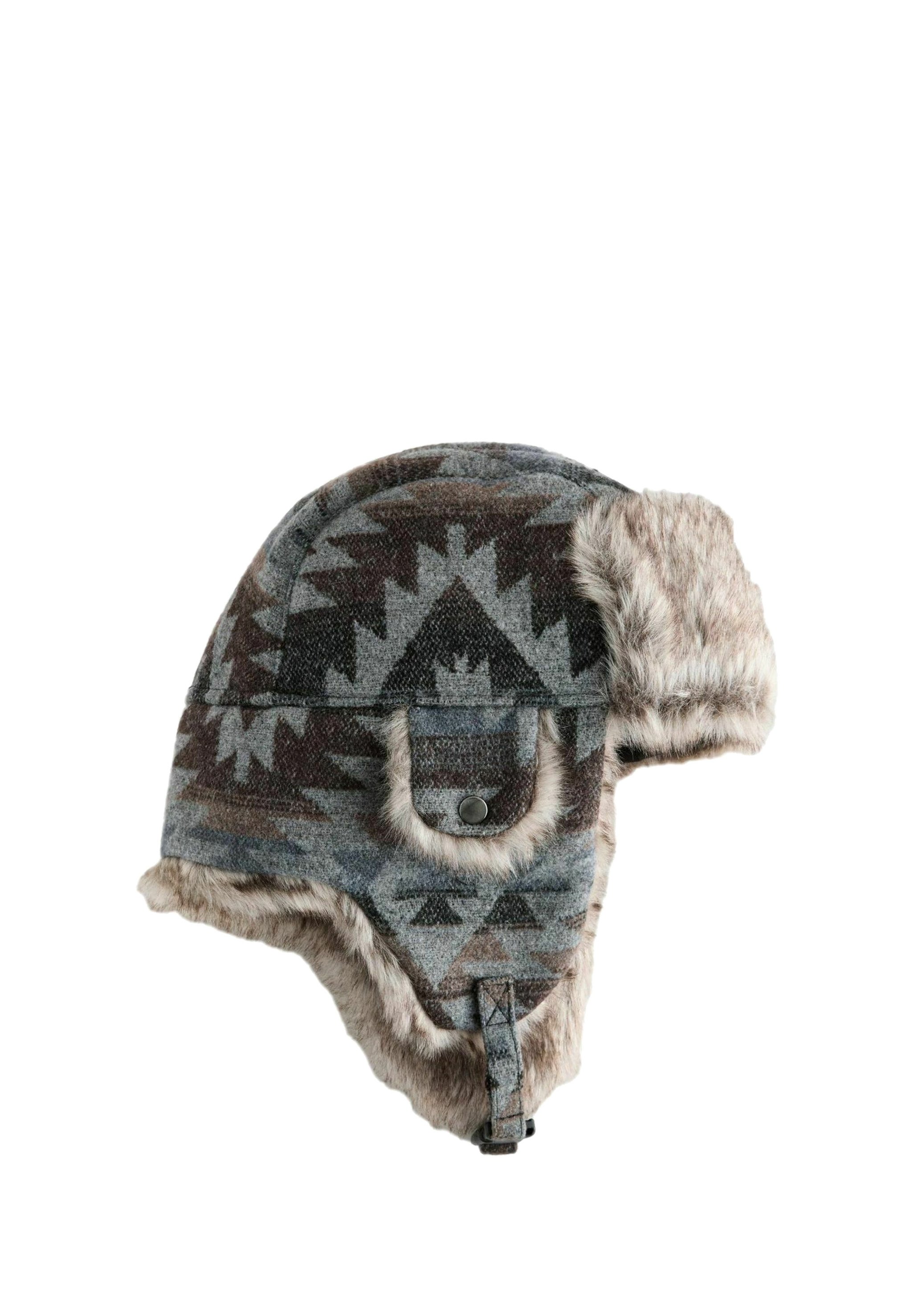 Next TRAPPER - Hat - grey navajo style/grey - Zalando