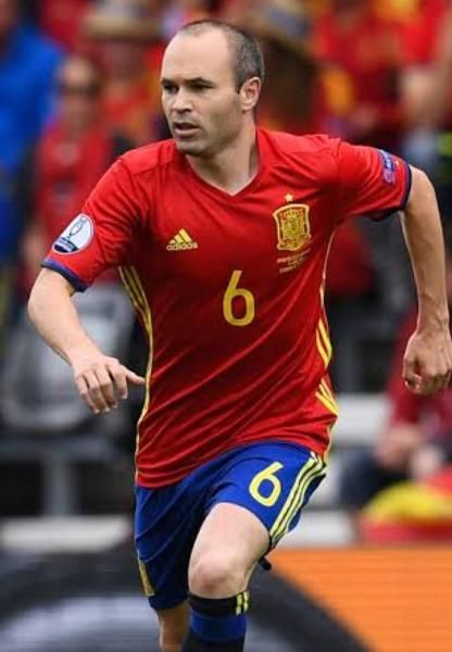 スペイン代表（H）EURO 2016 A,イニエスタ＃6 + マッチデイ ＆ パッチ