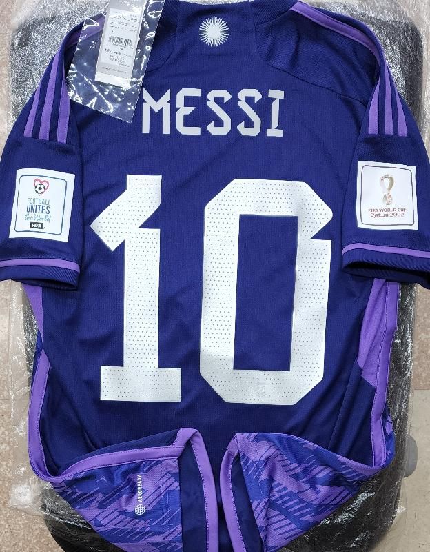 アルゼンチン（A）2022W杯 マッチデイ＆ パッチ付き！メッシ＃10