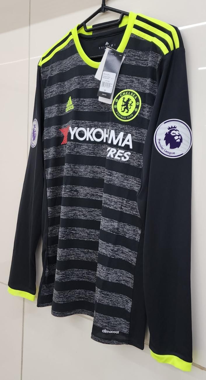 チェルシー（3rd）16/17 長袖 アザール＃10 + EPLパッチ2個
