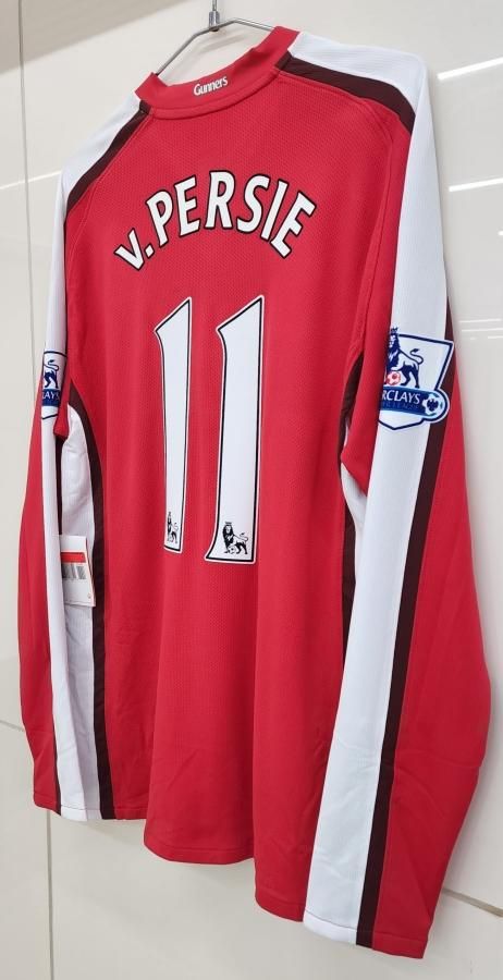 アーセナル（H）選手支給 長袖 08/09 v，ファンペルシー＃11 +