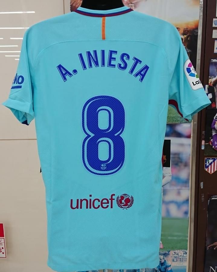 FC バルセロナ （A) 17/18 オーセンティック 選手用N&N+LFPパッチ