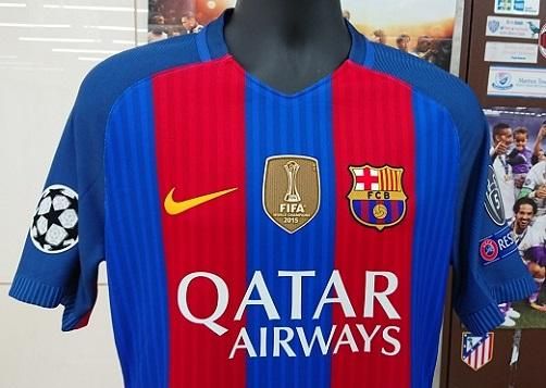 FCバルセロナ（H) 16/17 選手支給 UEFA CL用 メッシ＃10