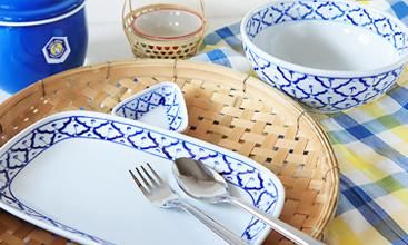 Ceramic｜タイの陶製品（セラミック）ランパーン県のニワトリ柄食器