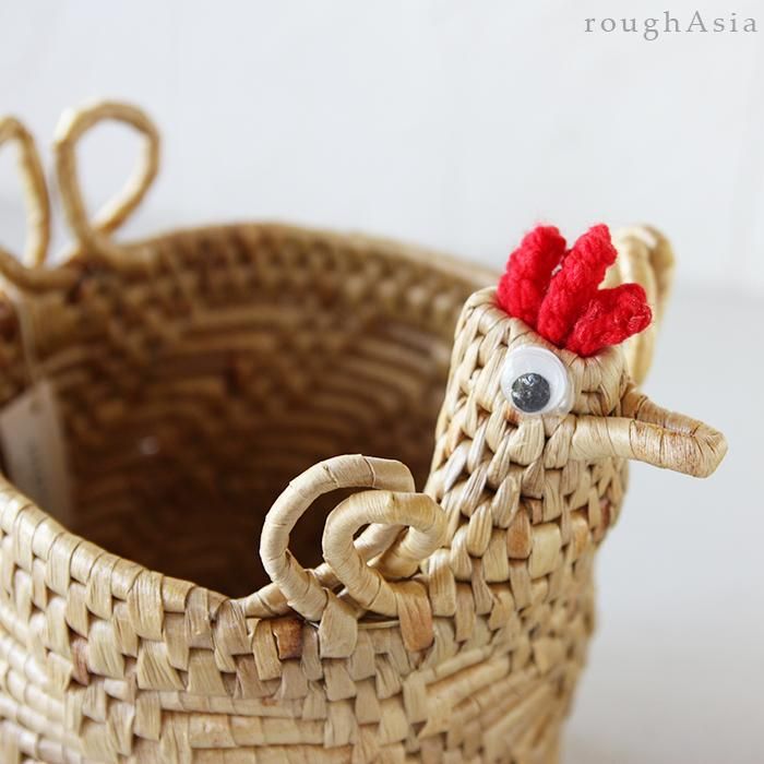 KIYATA かご かごバッグ バスケット 鳥 とり トリ KIYATA かご かご