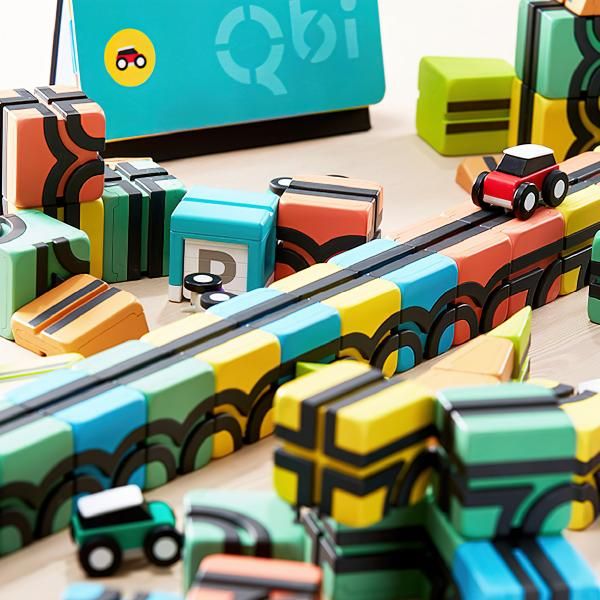 QBI キュービーアイ］MINI 14ピース 車1台入り プログラミング的思考を