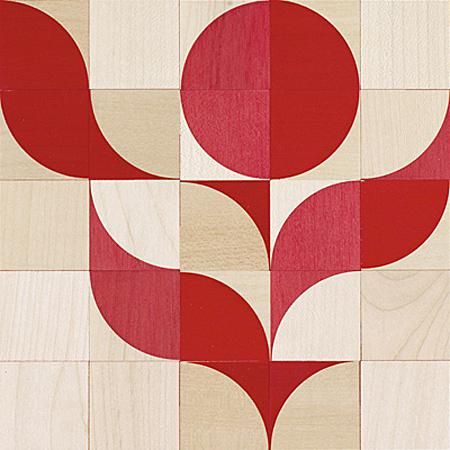 Naef ネフ社 オルナボ 赤 Ornabo キューブパズル - 木のおもちゃ