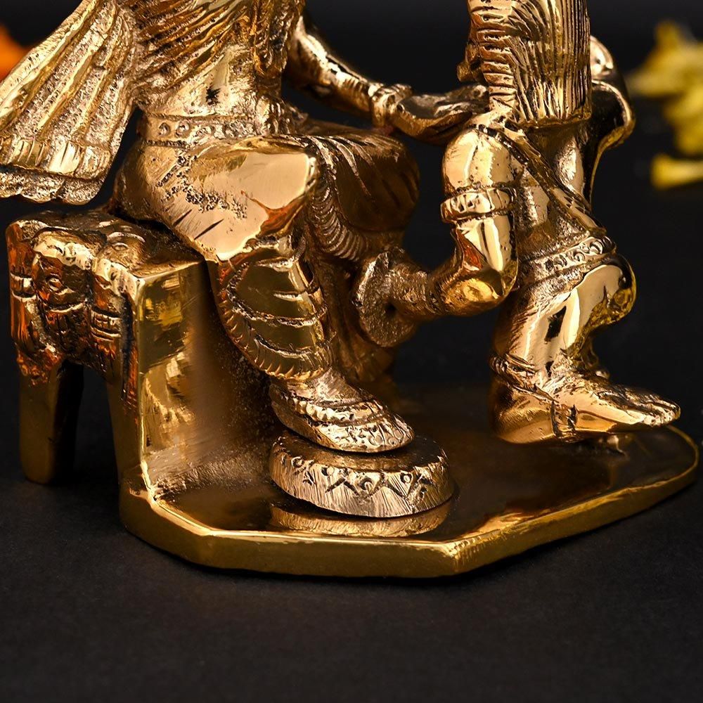 バガラームキー女神像（真鍮製、高さ約11.6cm）（受注製作