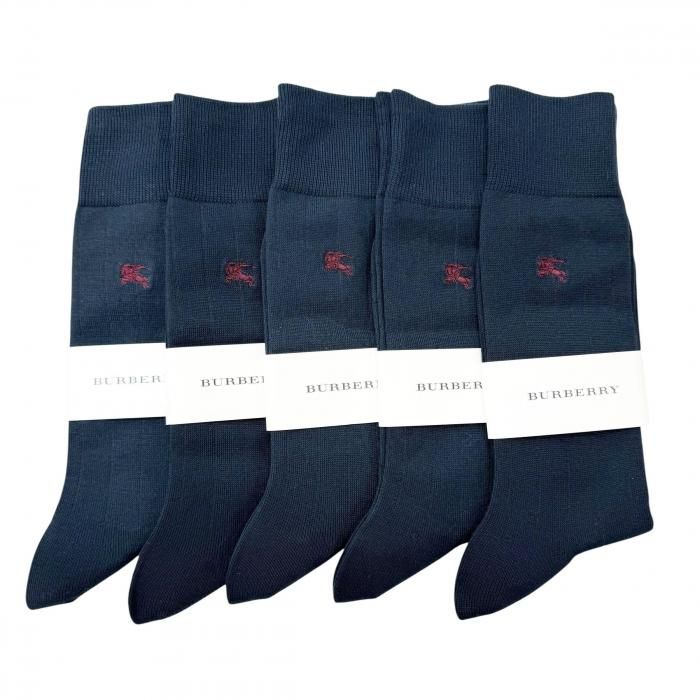 新品】 バーバリー BURBERRY メンズ 靴下5点セット ソックス 25～27cm