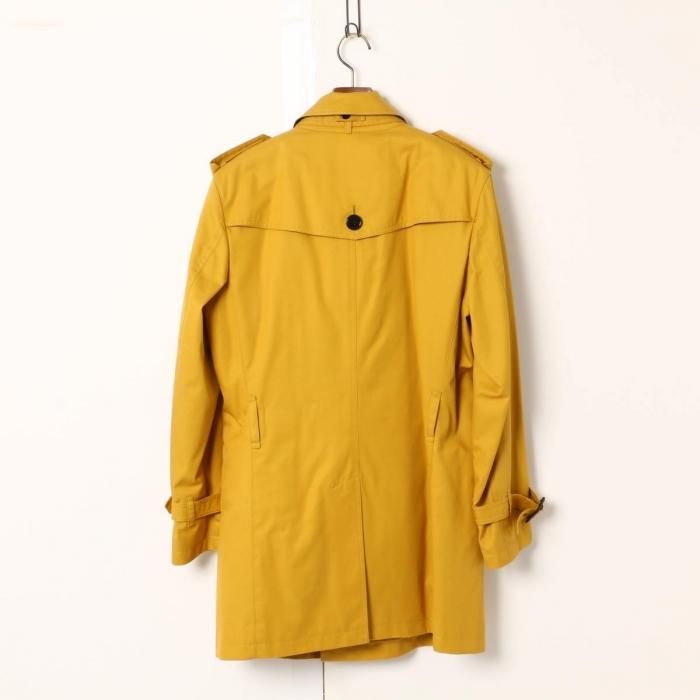 アウトレット トレンチコート イエロー M バーバリーブラックレーベル