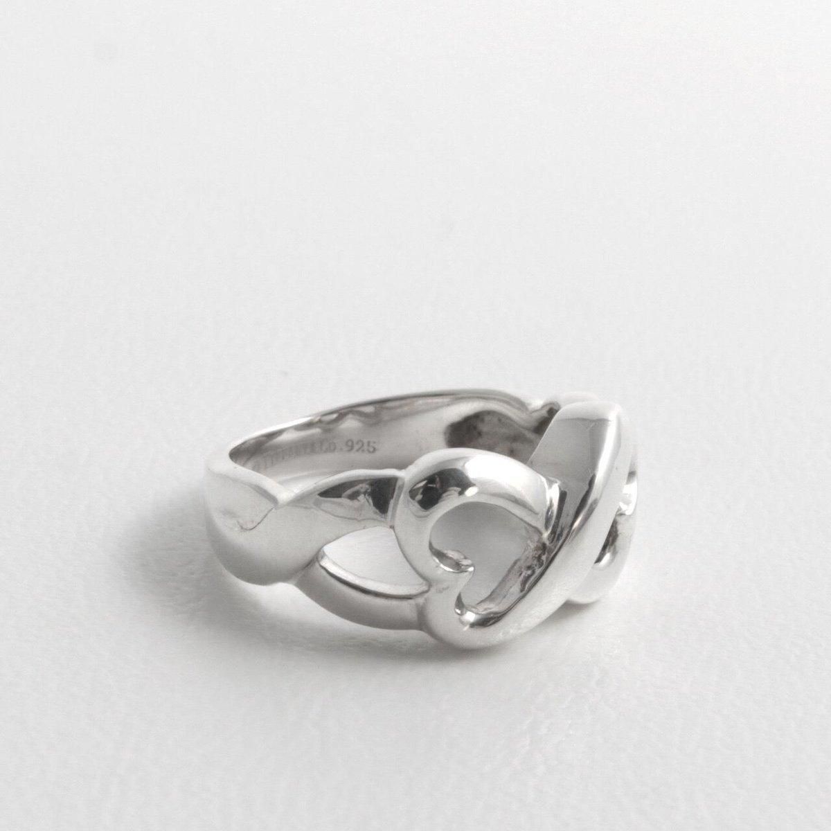 オールドティファニー | ダブルラビングハートリング - レディース