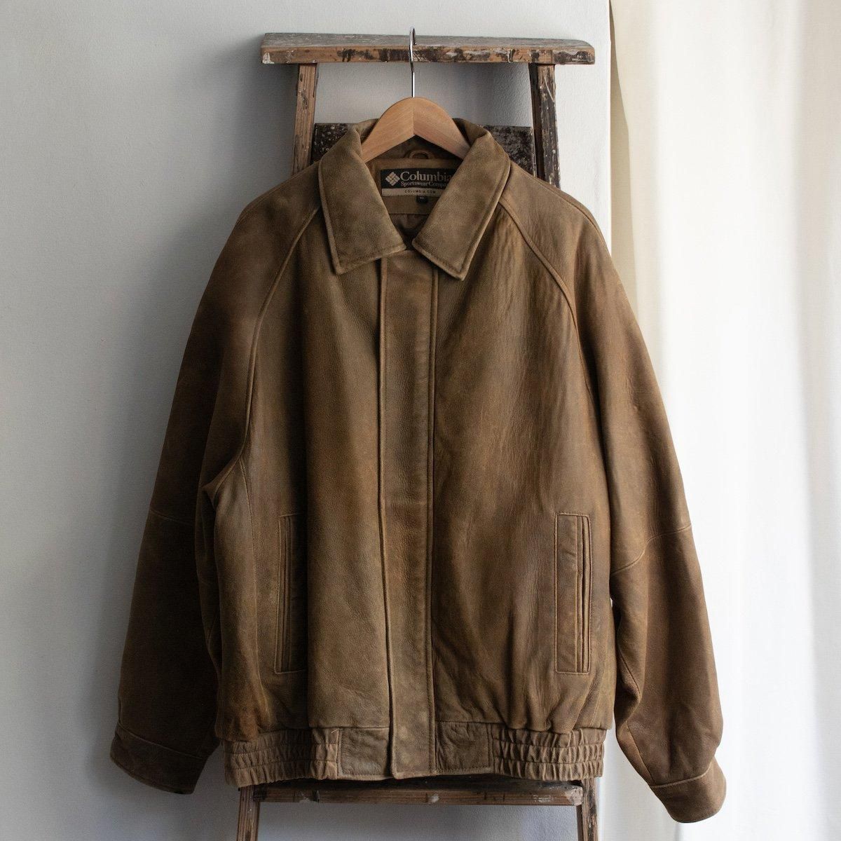 Columbia レザーブルゾン|ブラウン - レディース 渋谷古着屋 通販