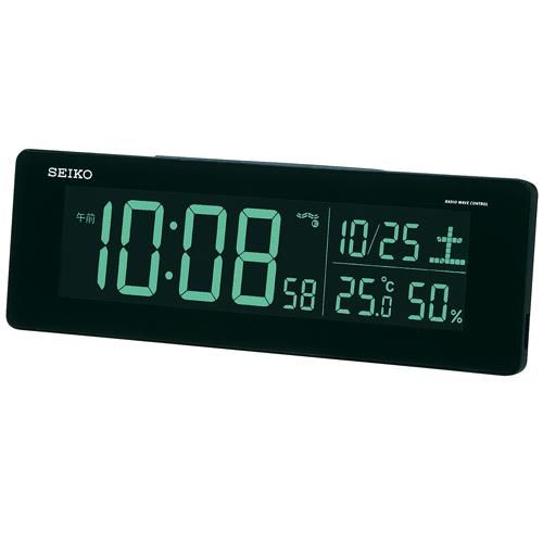SEIKO】シリーズC3 目覚まし 電波 交流式デジタル時計 掛け置き兼用