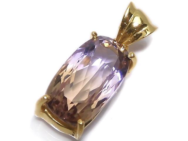 動画】【1点もの】宝石質アメトリンAAA ファセットカットペンダント
