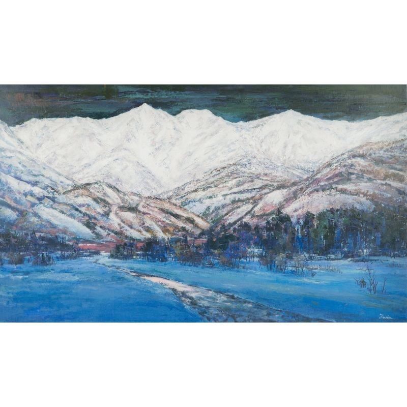 吉野富美夫 「黎明」 油彩M100号 - 一枚の繪オンラインショップ