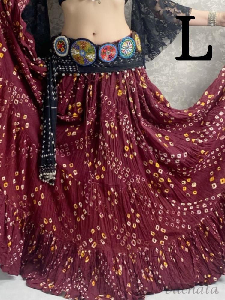 ベリーダンス 25ヤード・ジャイプールジプシースカート SK2102