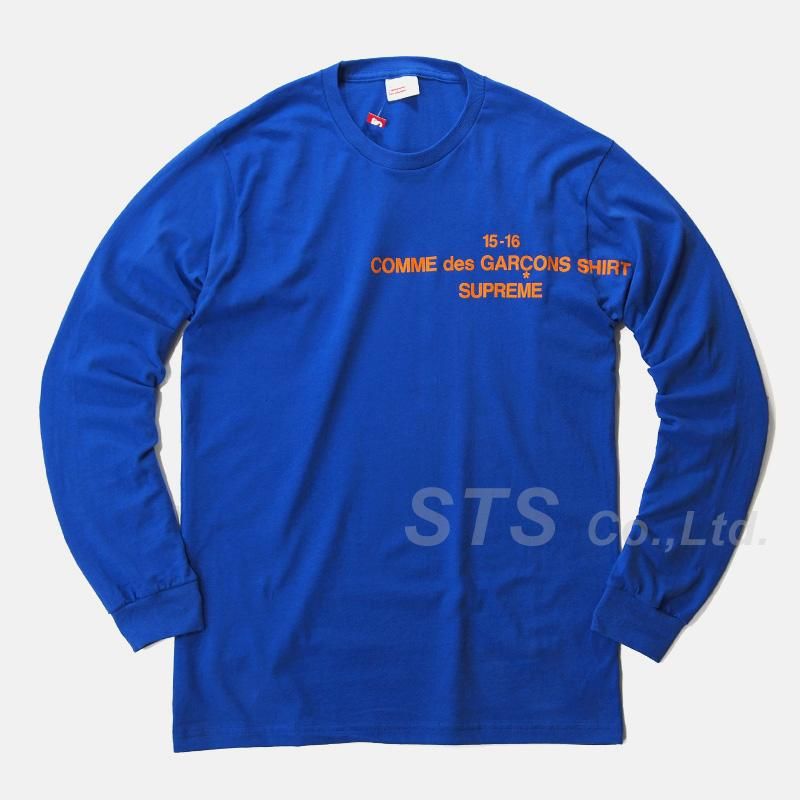Comme Des Garcons Shirt/Supreme L/S Tee - UG.SHAFT