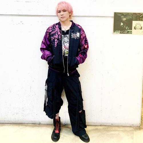 送料無料】BETTY BOOP×絡繰魂 桜に着物ベティ 刺繍スカジャン