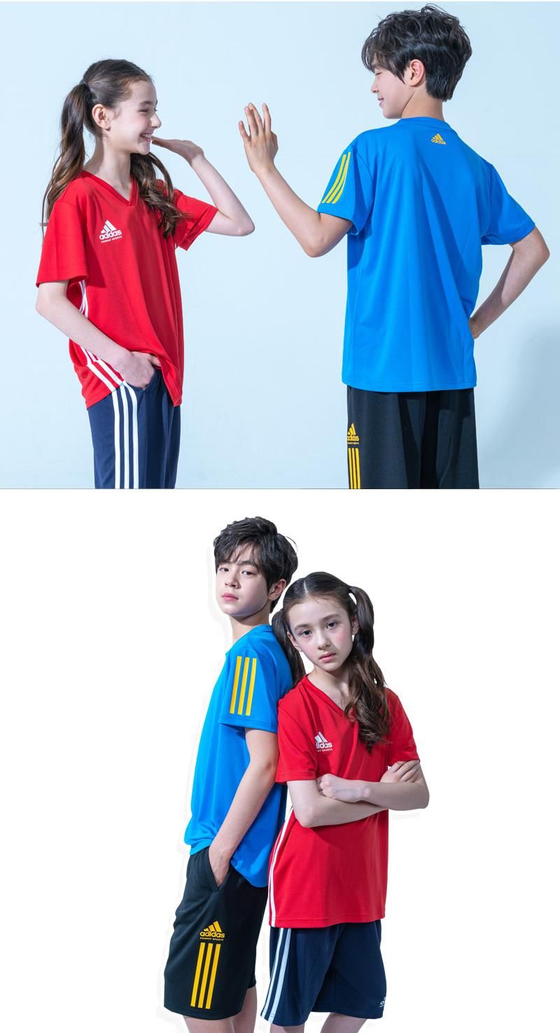 アディダス adidas ストレッチ素材 ハーフパンツ＆Tシャツ 4点セット