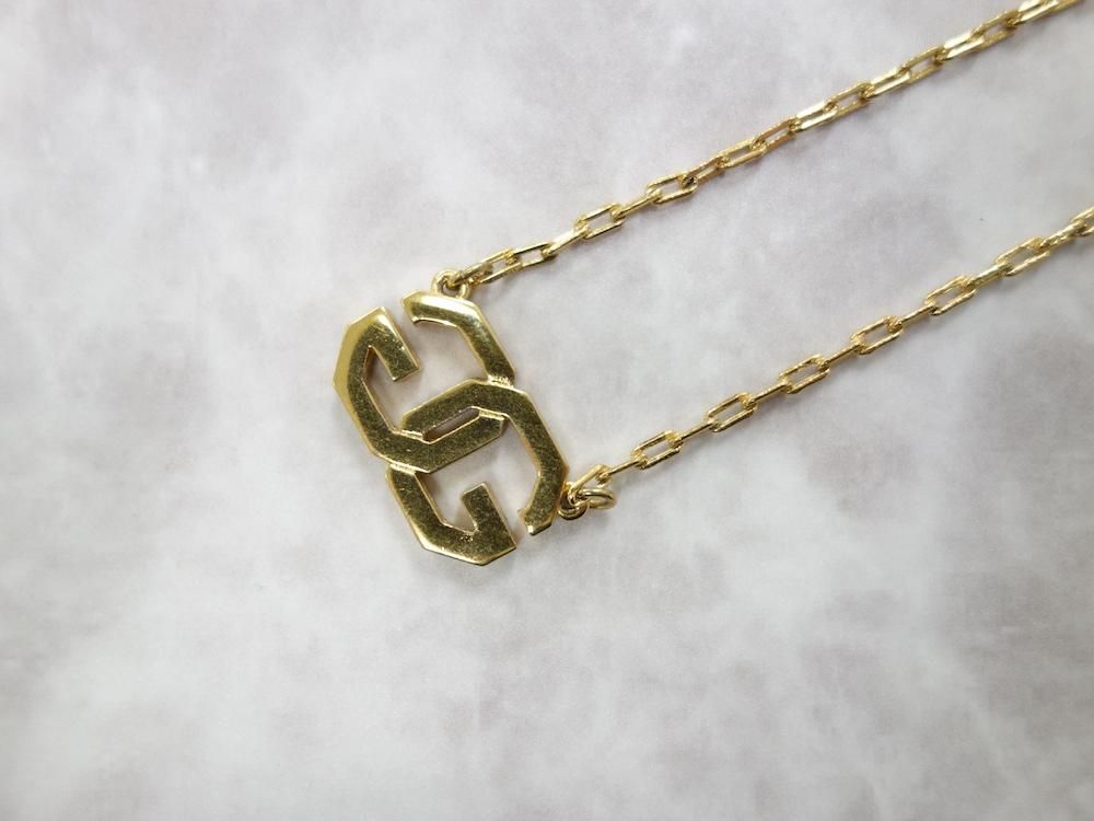 VINTAGE GIVENCHY ジバンシィ Gロゴ チェーンネックレス USED - SOTA