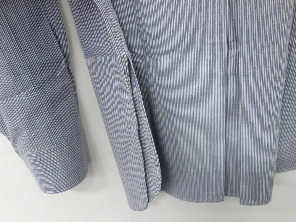 GIORGIO ARMANI アルマーニ ストライプ柄 シャツ イタリア製 USED