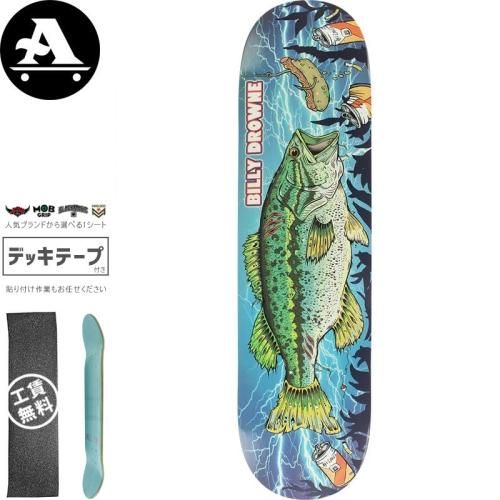 オールアイニード スケボー デッキ | BILLY BASS 8.1インチ - 南国